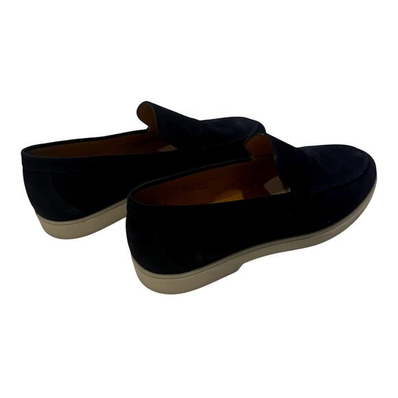 Magnanni Men\'s Lobo Penny Loafer in Navy, Size 10.5